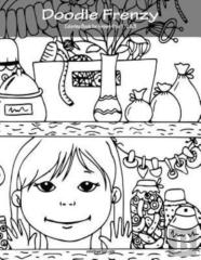 Doodle Frenzy Coloring Book For Grown-Ups 1, 2 & 3