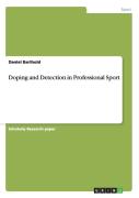 Doping And Detection In Professional Sport
