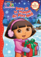 Dora Et La Maison Du Pere Noel -Coloriage 1