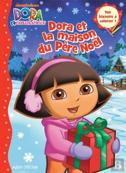 Bertrand.pt - Dora Et La Maison Du Pere Noel -Coloriage 1