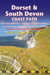 Dorset And South Devon Coast Path - Guide And Maps To 48 Towns And Villages With Large-Scale Walking Maps (1:20 000)