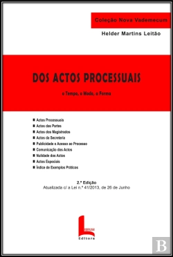 Bertrand.pt - Dos Actos Processuais