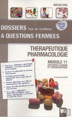 Bertrand.pt - Dossiers Tours De Synthese A Questions Fermees Therapeutique Pharmacologie