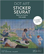 Dot Art Sticker Seurat Bathers At Asnieres /Anglais