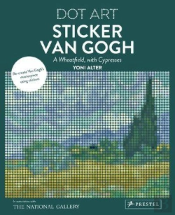 Bertrand.pt - Dot Art Sticker Van Gogh A Wheatfield With Cypresses /Anglais