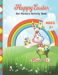 Dot Markers Activity Book Happy Easter