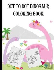 Dot To Dot Dinosaur Coloring Book