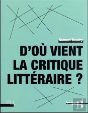 D'Où Vient La Critique Littéraire ?