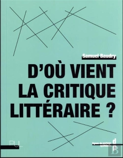 Bertrand.pt - D'Où Vient La Critique Littéraire ?