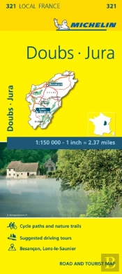 Doubs, Jura, France Local Map 321