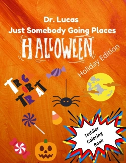 Bertrand.pt - Dr. Lucas Just Somebody Going Places Halloween Coloring Book Holiday Edition