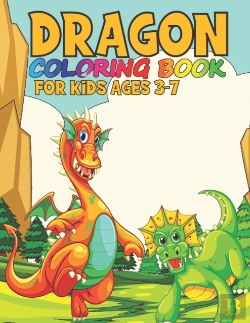 Bertrand.pt - Dragon Coloring Book For Kids Ages 3-7