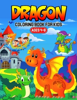 Bertrand.pt - Dragon Coloring Book For Kids Ages 4-8