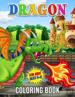 Bertrand.pt - Dragon Coloring Book For Kids Ages 4-8