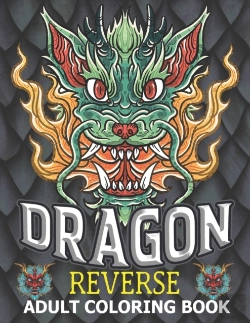 Bertrand.pt - Dragon Reverse Adult Coloring Book