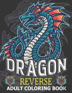 Bertrand.pt - Dragon Reverse Adult Coloring Book