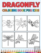 Dragonfly Coloring Book For Kids