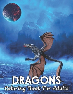 Bertrand.pt - Dragons Coloring Book For Adults