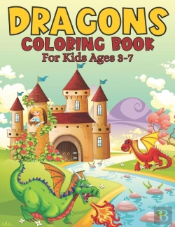 Bertrand.pt - Dragons Coloring Book For Kids Ages 3-7