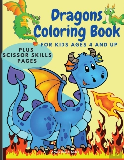 Bertrand.pt - Dragons Coloring Book For Kids Ages 4 And Up