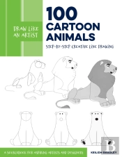 Draw Like An Artist: 100 Cartoon Animals