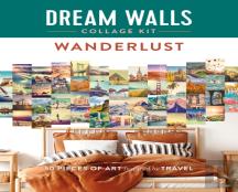 Dream Walls Collage Kit: Wanderlust