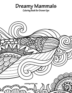Bertrand.pt - Dreamy Mammals Coloring Book For Grown-Ups
