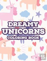 Dreamy Unicorns Coloring Book