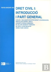 Dret Civil I: Introducció I Part General