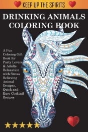 Drinking Animals Coloring Book: A Fun Co