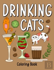 Drinking Cats Coloring Book