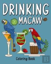 Drinking Macaw Coloring Book