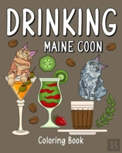 Bertrand.pt - Drinking Maine Coon Coloring Book