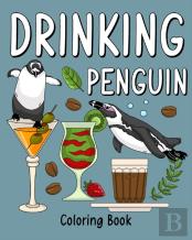 Drinking Penguin Coloring Book