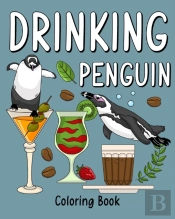 Drinking Penguin Coloring Book