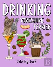 Drinking Yorkshire Terrier Coloring