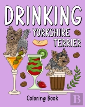 Drinking Yorkshire Terrier Coloring