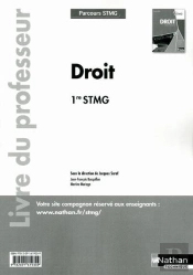 Droit 1ere Stmg (Parcours Stmg) Professeur 2012