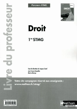 Bertrand.pt - Droit 1ere Stmg (Parcours Stmg) Professeur 2012