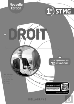 Bertrand.pt - Droit 1re Stmg (2018) - Livre Du Professeur 2ed