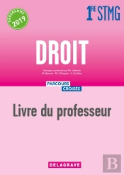 Droit 1re Stmg 2019 - Manuel - Livre Du Professeur