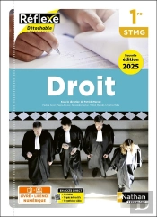 Droit - 1re Stmg - Coll. Réflexe - Éd. 2025 - Livre + Licence