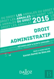 Droit Administratif 2015 ; Annales