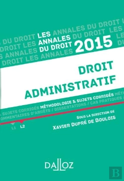 Bertrand.pt - Droit Administratif 2015 ; Annales