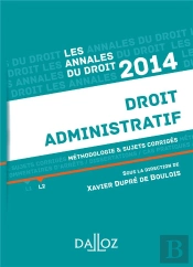 Droit Administratif (Édition 2014)