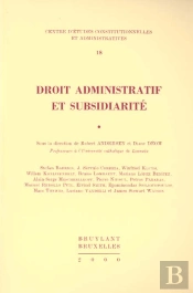 Droit Administratif Et Subsidiarite