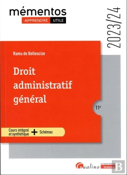 Bertrand.pt - Droit Administratif General, 11eme Edition - Un Cours Clair, Structure Et Accessible Pour L Etudiant