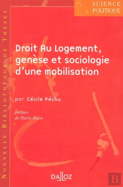 Bertrand.pt - Droit Au Logement, Genèse Et Sociologie D'Une Mobilisation - Tome 5
