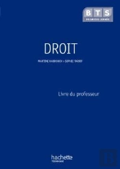 Droit ; Bts ; 1ère Année ; Livre Du Professeur