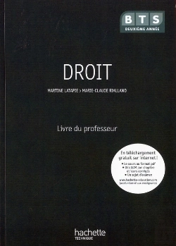 Bertrand.pt - Droit ; Bts 2ème Année ; Livre Du Professeur (Édition 2010)